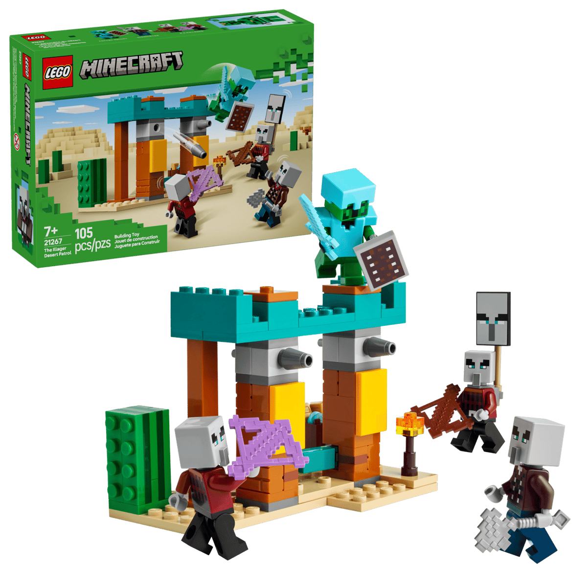 Lego 21267 - Minecraft® Die Illager-Wüstenpatrouille