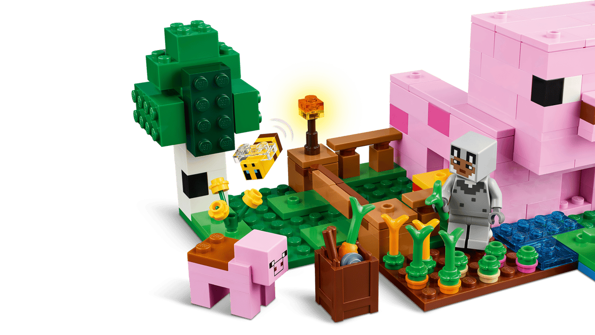Lego 21268 - Minecraft® Das Babyschwein-Haus