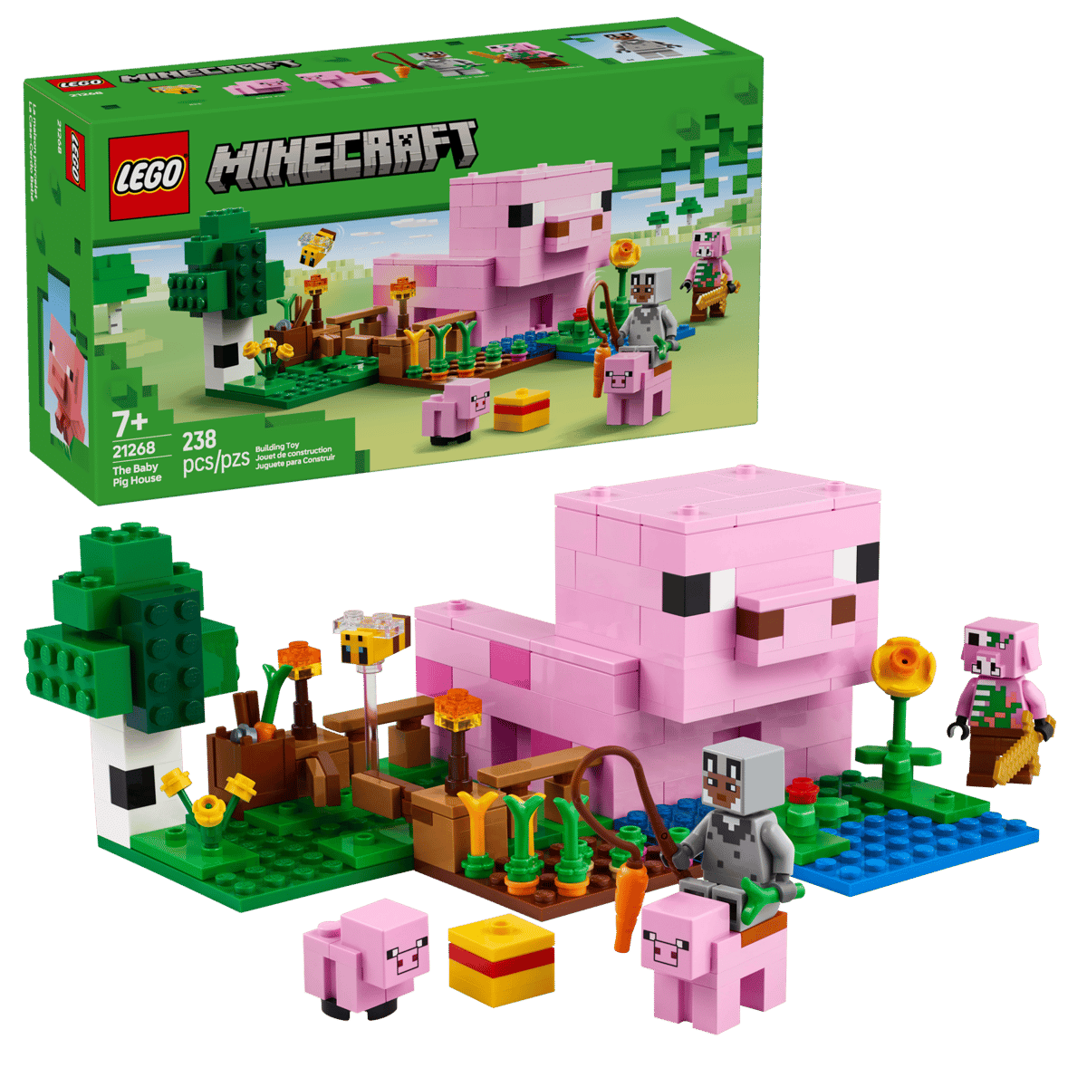 Lego 21268 - Minecraft® Das Babyschwein-Haus