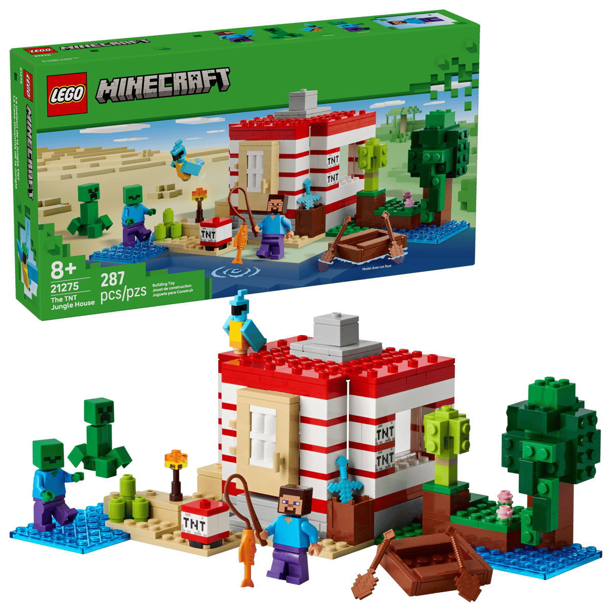 Lego 21275 - Minecraft® Das TNT-Dschungelhaus