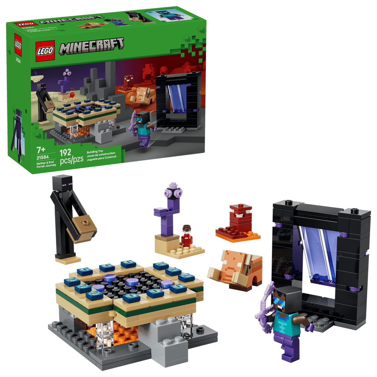 Lego 21584 - Minecraft® Reise durch Nether und Endportal