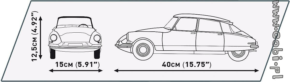COBI 24347 - Citroen DS 19 1956