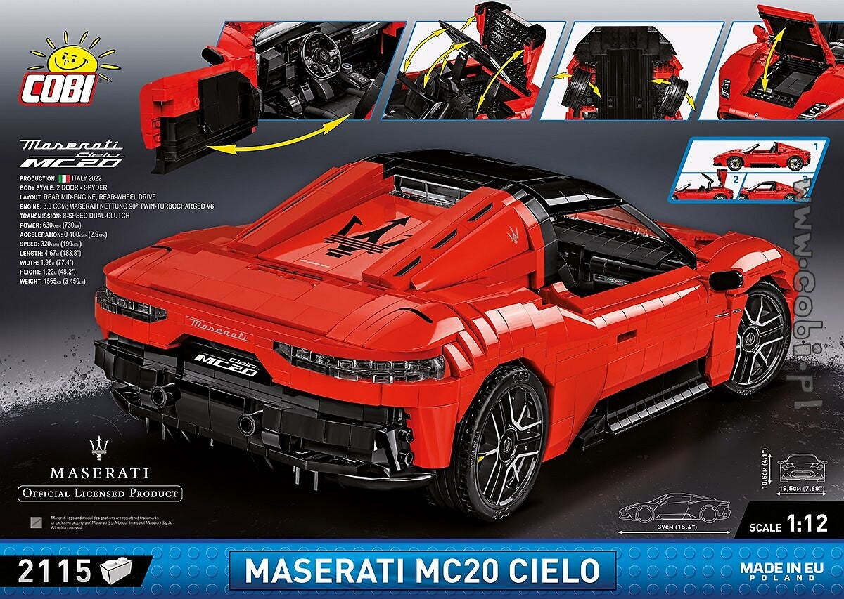 COBI 24352 - MASERATI MC 20 CIELO