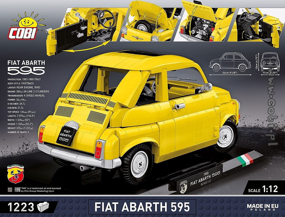 COBI 24353 - Fiat 500 Abarth Executive Edition