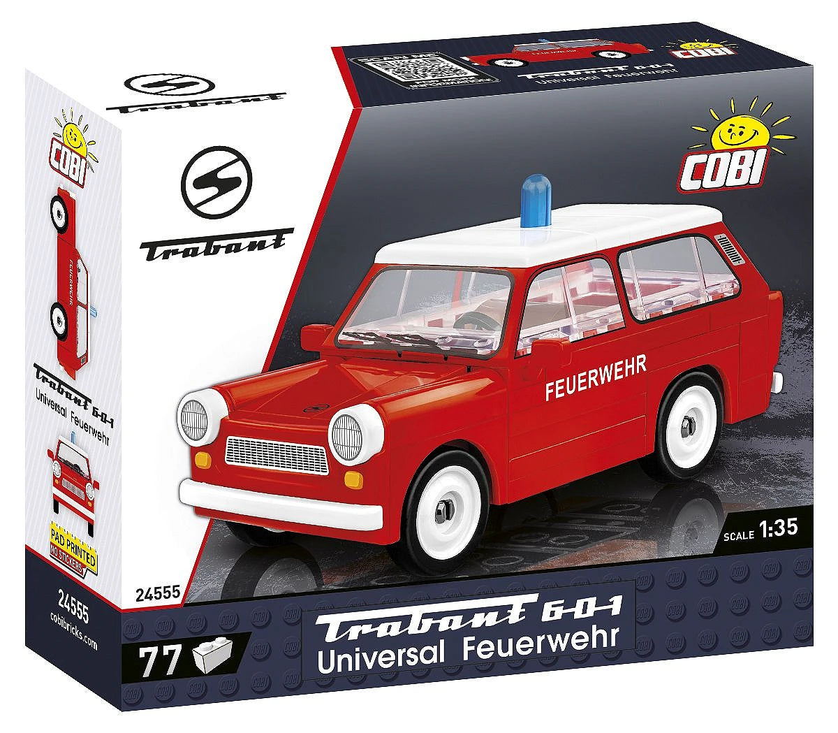 COBI 24555 - Trabant 601 Universal Feuerwehr