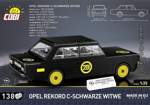 COBI 24597 - Opel Rekord C-Schwarze Witwe