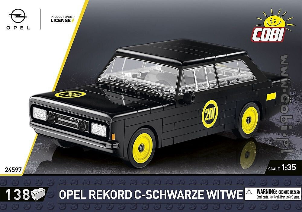 COBI 24597 - Opel Rekord C-Schwarze Witwe