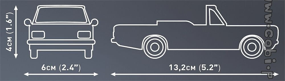 COBI 24599 - Opel Rekord C 1700 L Cabriolet
