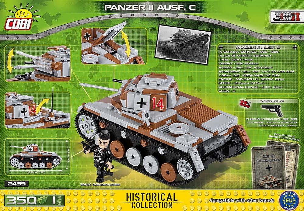 COBI 2459 - Panzerkampfwagen II Ausführung C