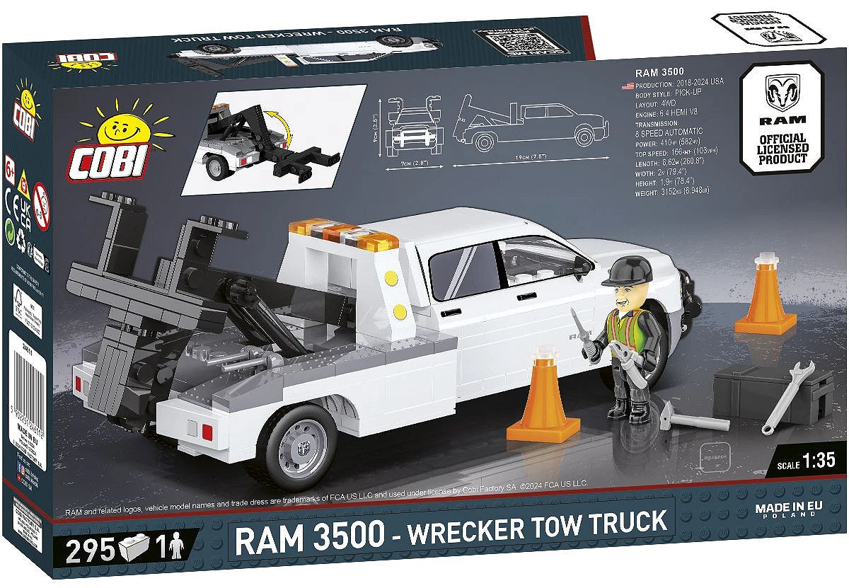 COBI 24611 - RAM 3500 - Wrecker Tow Truck