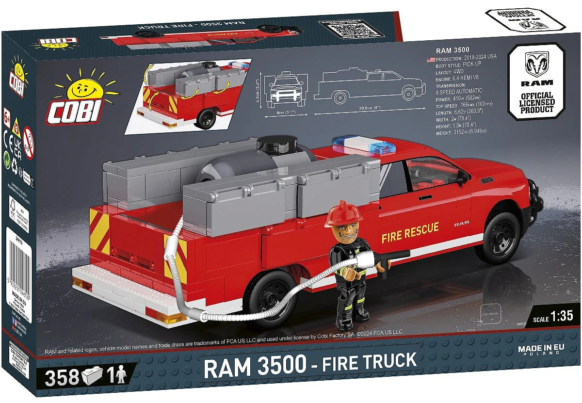 COBI 24612 - RAM 3500 Fire Truck