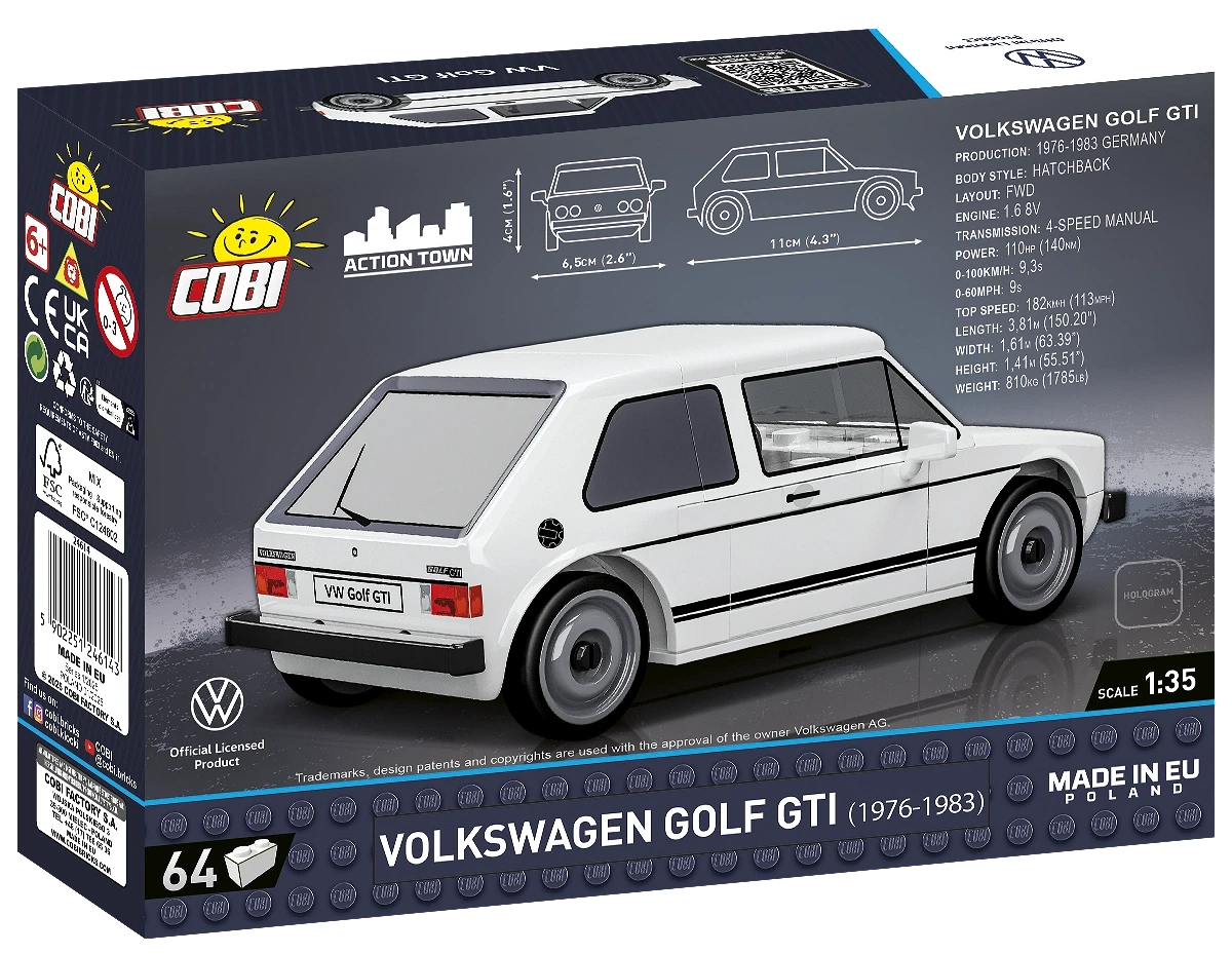 COBI 24614 - Volkswagen Golf GTI (1976-1983)