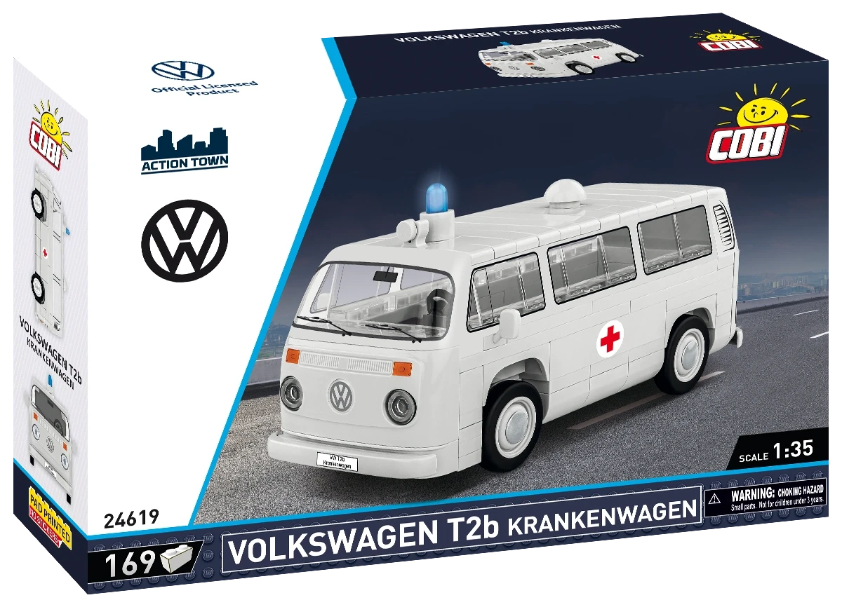 COBI 24619 -  Volkswagen T2b Krankenwagen