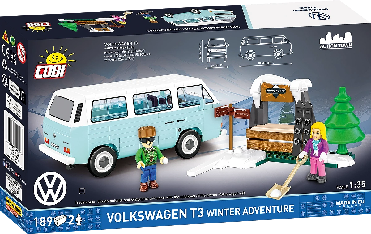 COBI 24639 - Volkswagen T3 Winter Adventure
