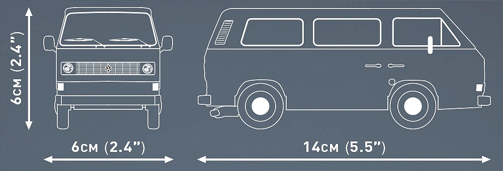 COBI 24639 - Volkswagen T3 Winter Adventure