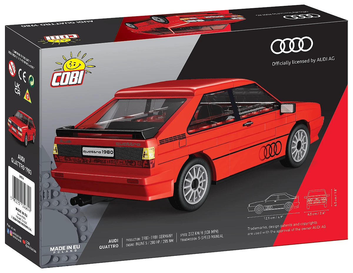 COBI 24664 - Audi quattro 1980