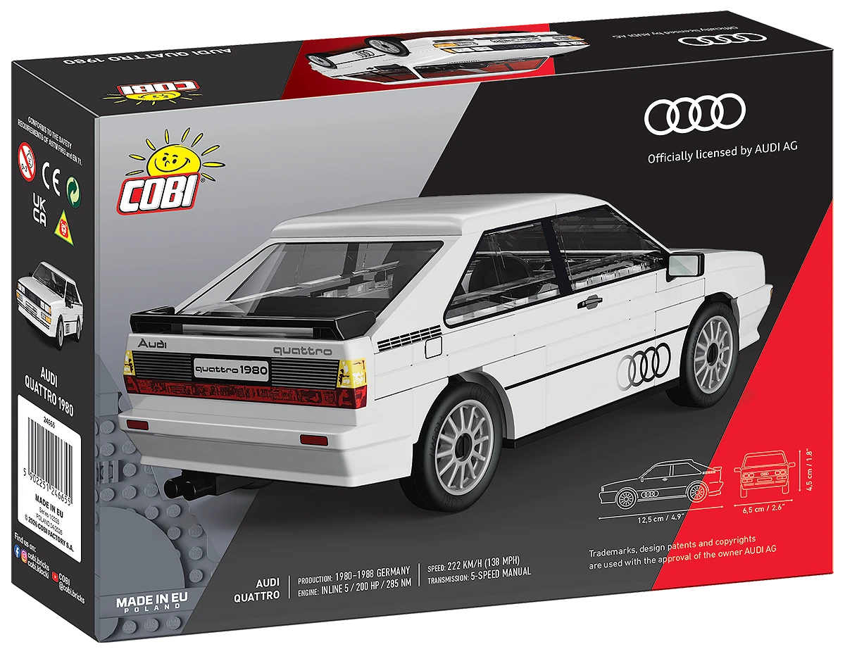 COBI 24665 - Audi quattro 1980