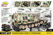 Laden Sie das Bild in den Galerie-Viewer, Cobi 2581 - Panzerjäger Tiger (P) Ferdinand - Limitierte Auflage
