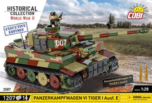 Laden Sie das Bild in den Galerie-Viewer, COBI 2587 - Panzerkampfwagen VI Tiger I Ausführung E No. 007 Executive Edition
