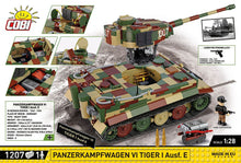 Laden Sie das Bild in den Galerie-Viewer, COBI 2587 - Panzerkampfwagen VI Tiger I Ausführung E No. 007 Executive Edition
