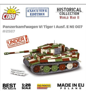 COBI 2587 Panzerkampfwagen VI Tiger I Ausführung E No. 007 Executive Edition