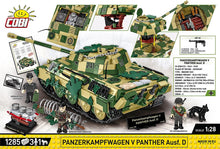 Laden Sie das Bild in den Galerie-Viewer, COBI 2599 - Panzerkampfwagen V Panther Ausf. D - Limitierte Auflage
