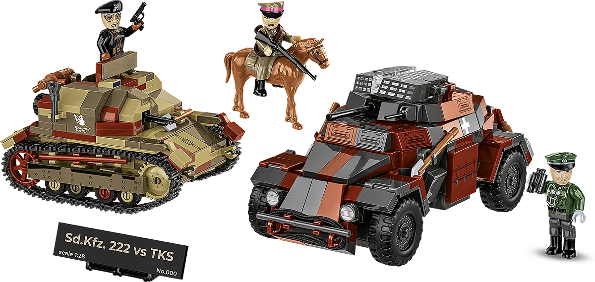 COBI 2656 - Sd.Kfz. 222 vs TKS (September 1939) - Limited Edition