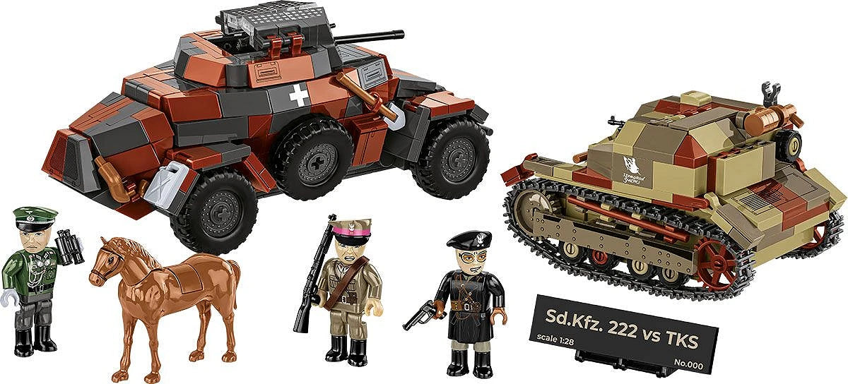 COBI 2656 - Sd.Kfz. 222 vs TKS (September 1939) - Limited Edition