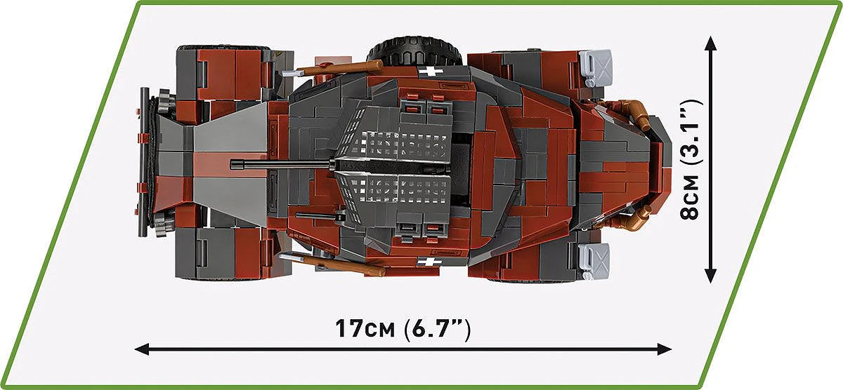 COBI 2656 - Sd.Kfz. 222 vs TKS (September 1939) - Limited Edition