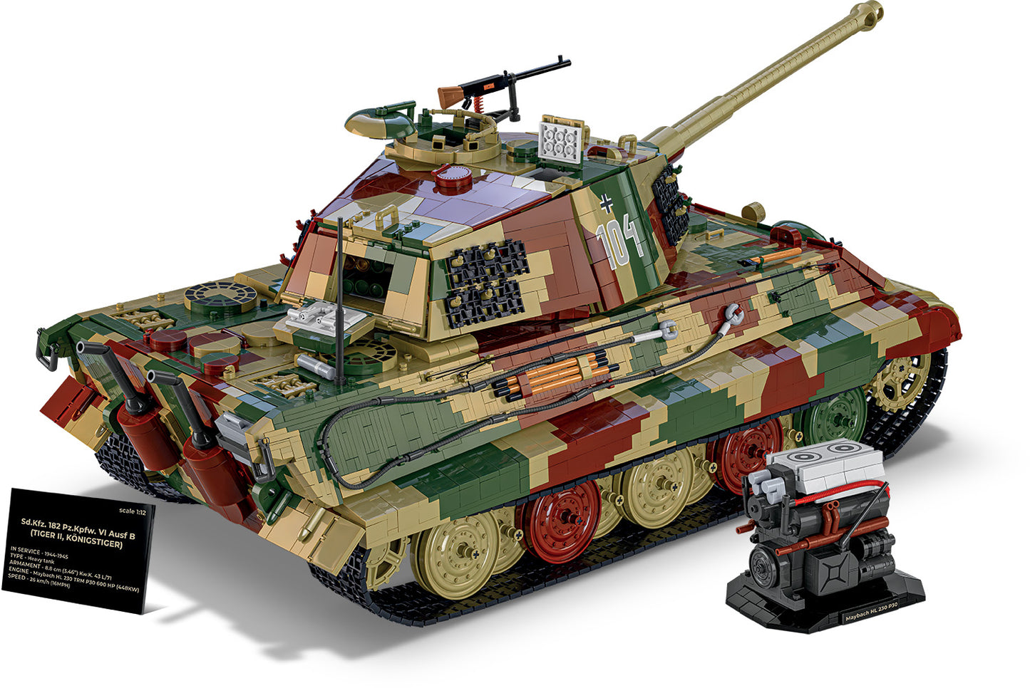 COBI 2808 - Tiger II Königstiger