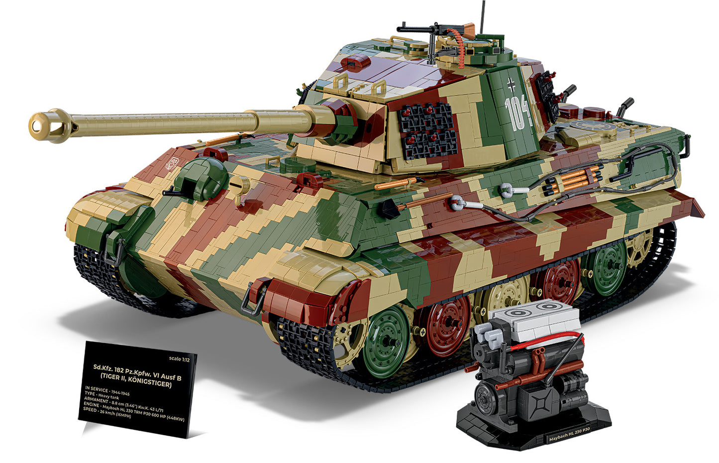 COBI 2808 - Tiger II Königstiger