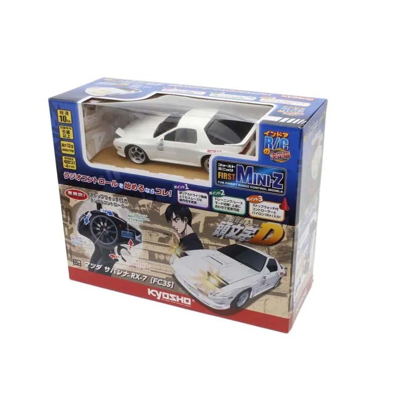 Kyosho First Mini-Z 1:28 Initial-D Mazda Savanna RX-7 FC3S WH