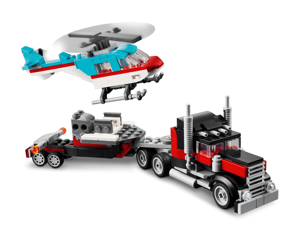 Lego 31146 - Tieflader mit Hubschrauber (Creator 3-in-1)