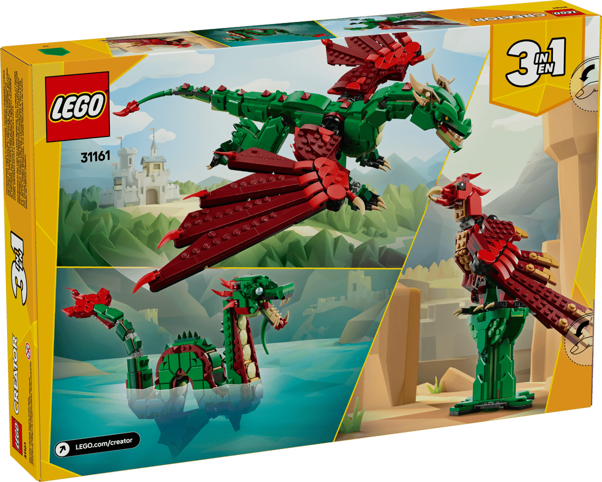 Lego 31161 - Grüner Drache (Creator 3-in-1)
