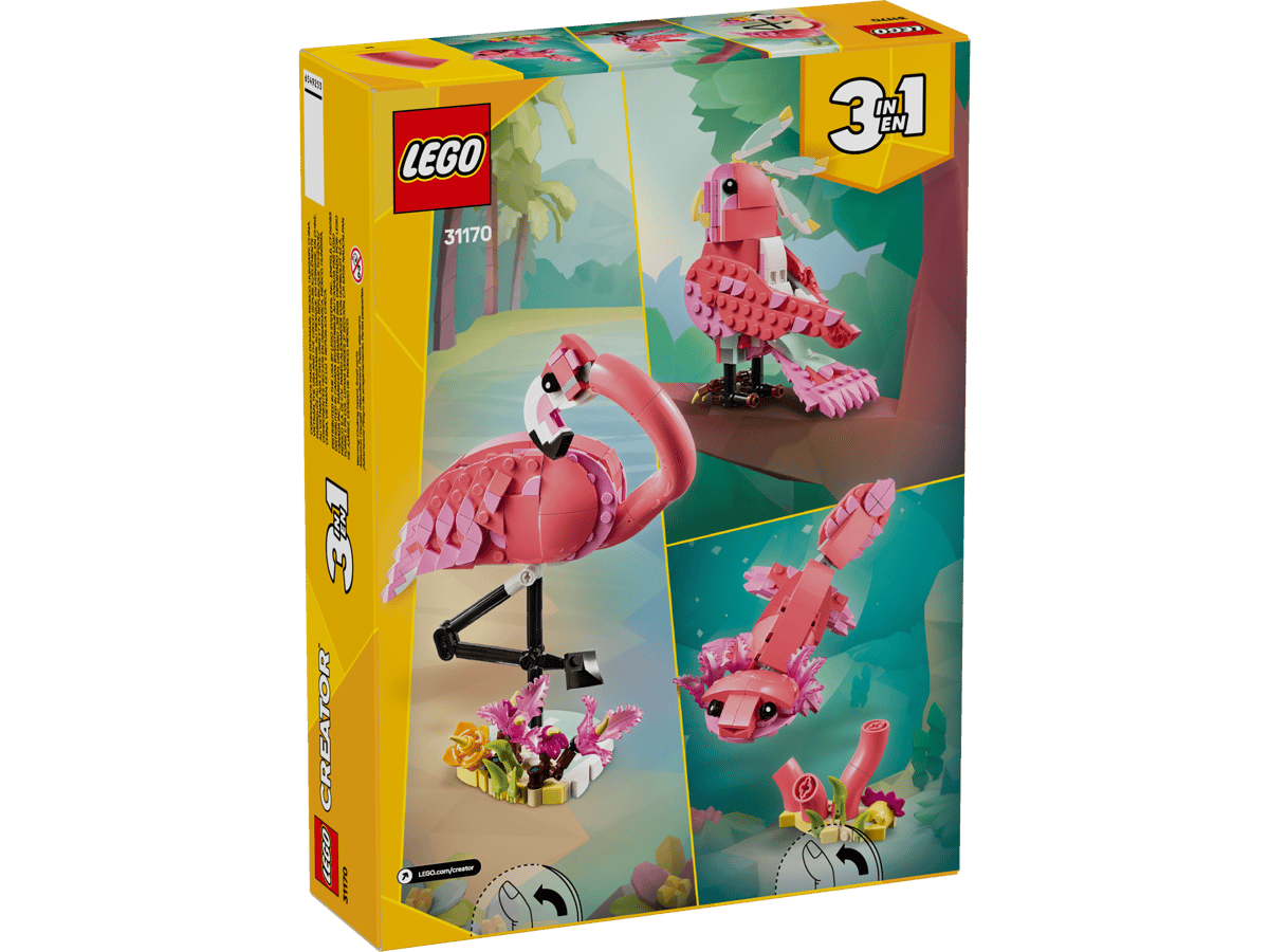 Lego 31170 - Wilde Tiere: Rosa Flamingo (Creator 3-in-1)