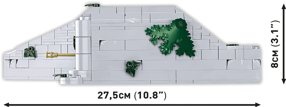 COBI 3136 - German Bunker Regelbau 667