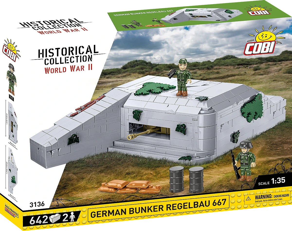 COBI 3136 - German Bunker Regelbau 667