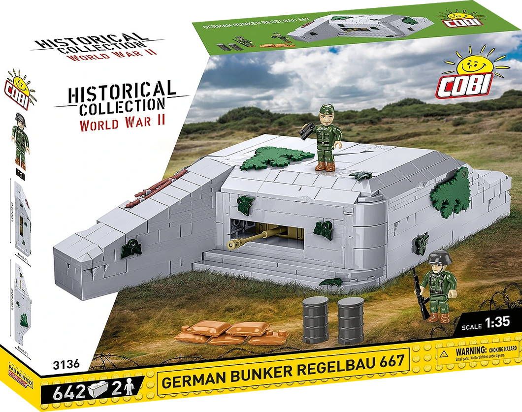 COBI 3136 - German Bunker Regelbau 667