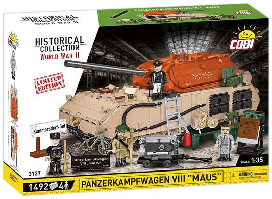 COBI 3137 - Panzerkampfwagen VIII Maus (Limitierte Auflage)