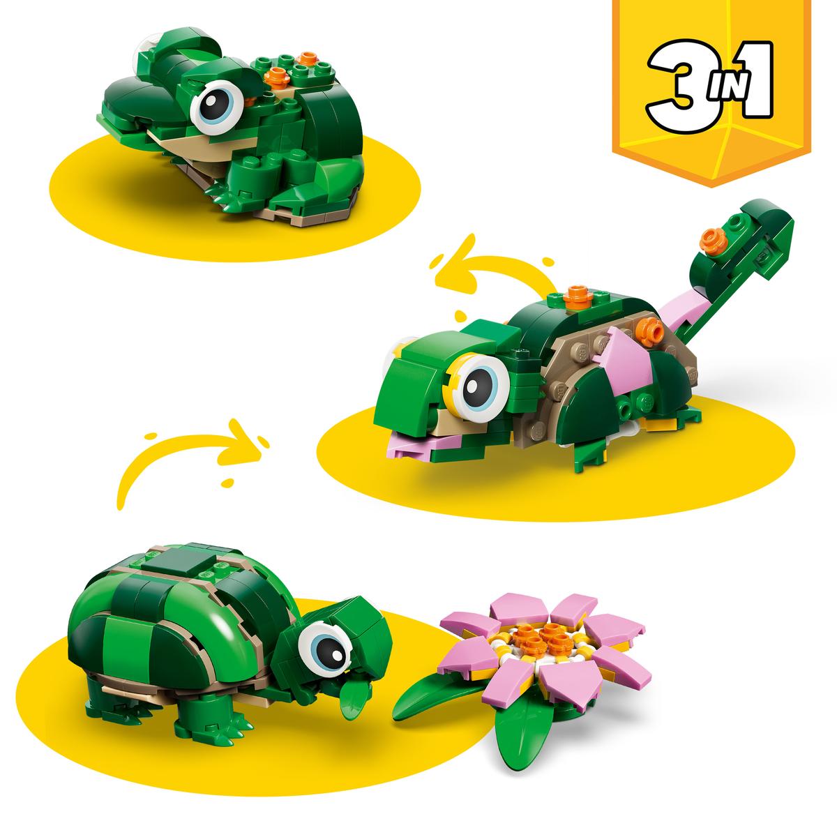 Lego 31377 - Schildkröte mit Seerose (Creator 3-in-1)