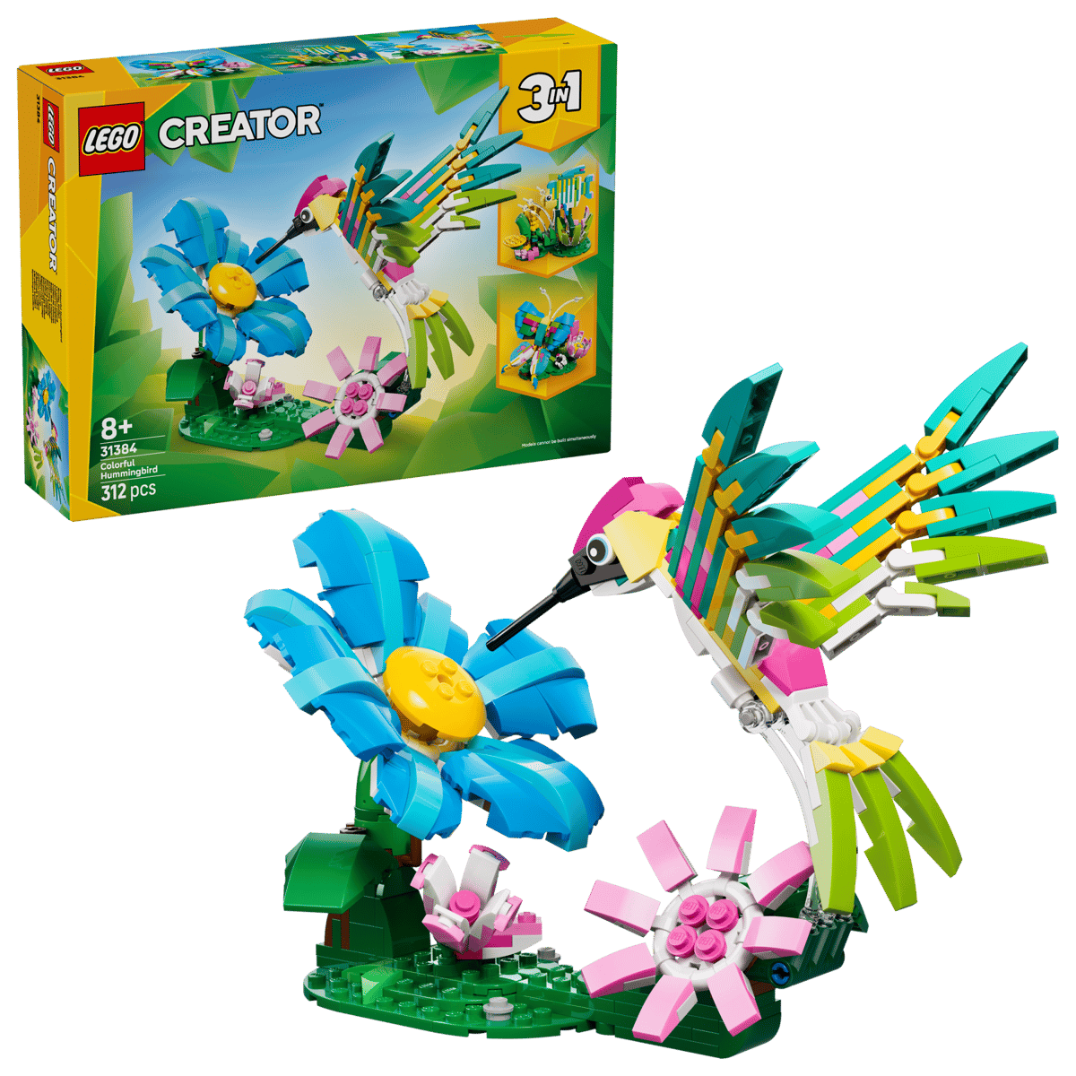 LEGO 31384 - Wilde Tiere: Bunter Kolibri 3in1-Set