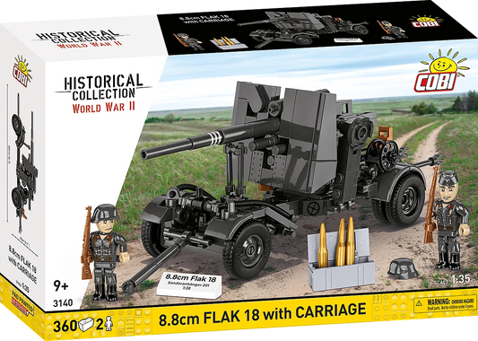 COBI 3140 - 8.8 cm Flak 18 with Carriage
