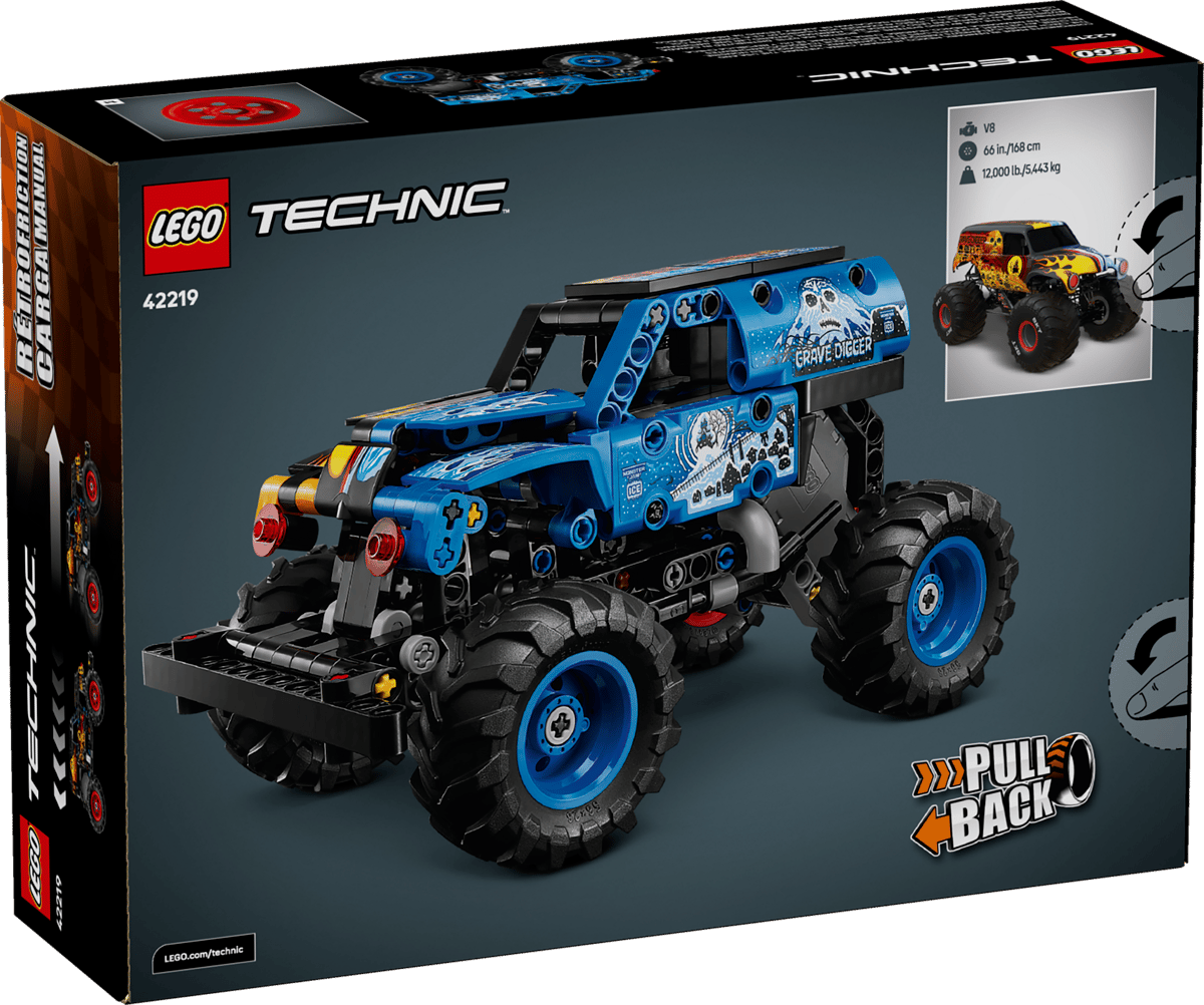 Lego 42219 - Monster Jam™ Grave Digger™ Feuer und Eis