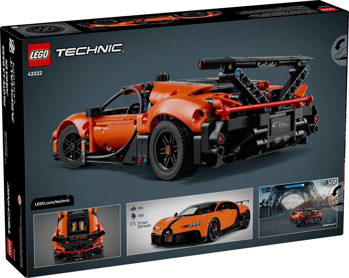 LEGO 42222 - Bugatti Chiron Pur Sport Hypercar