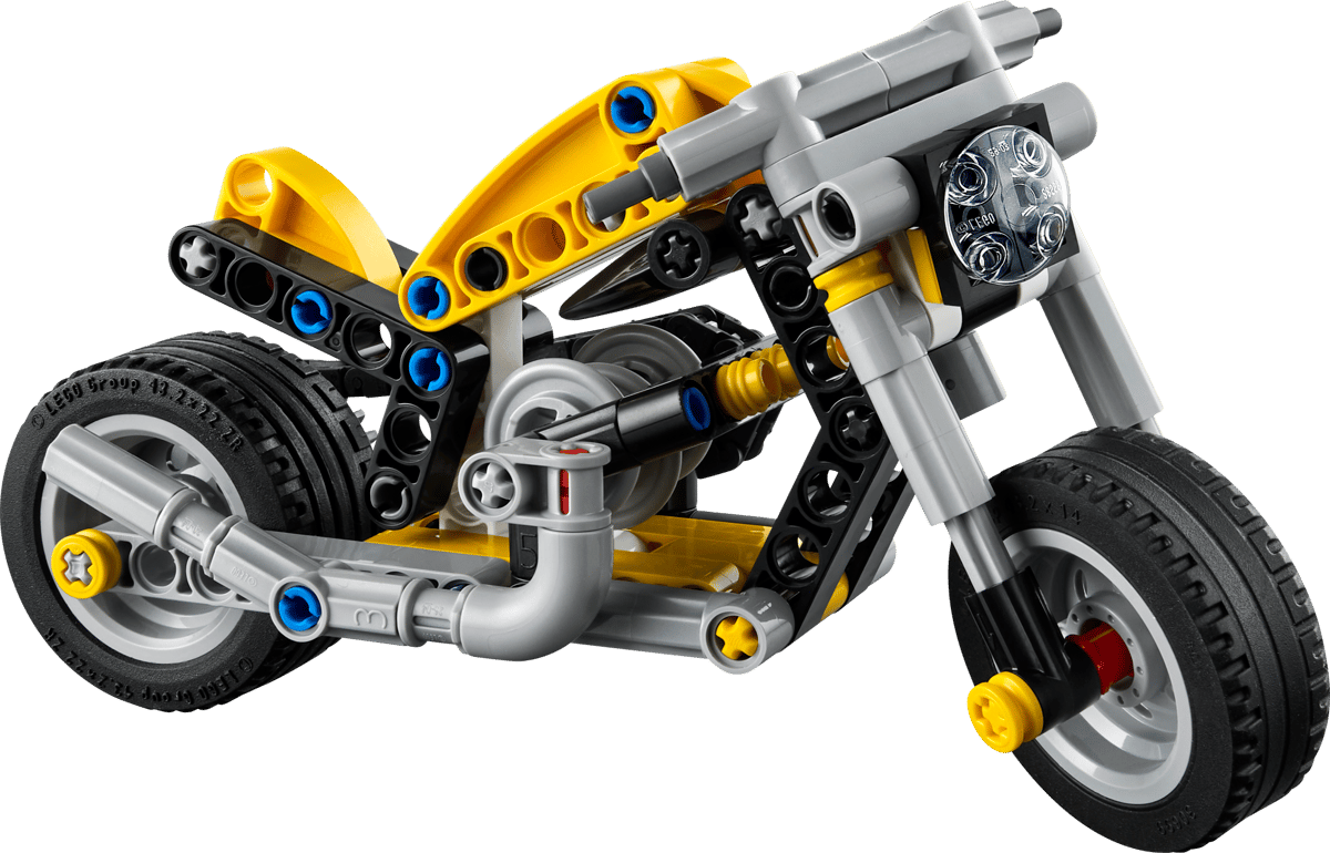 Lego 42225 - Gelbes Motorrad
