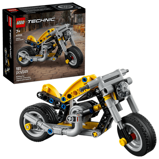 Lego 42225 - Gelbes Motorrad