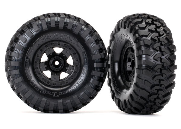 Tires & Wheels Canyon Trail/TRX-4 Black 2.2 (2)