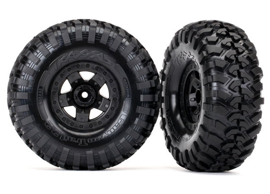 Tires & Wheels Canyon Trail/TRX-4 Black 2.2 (2)