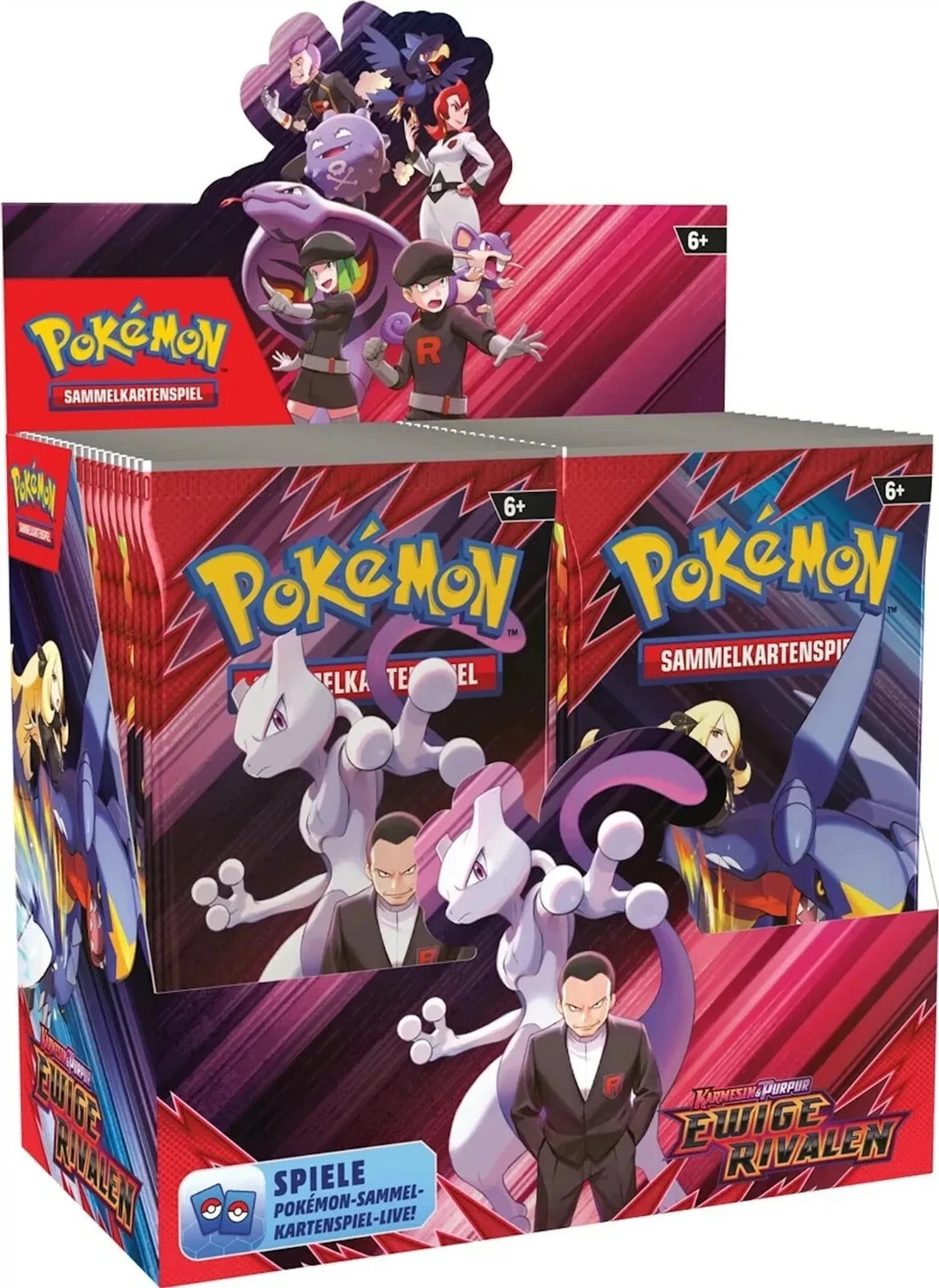 Pokémon TCG KP10 Karmesin & Purpur Ewige Rivalen Booster Display (36)