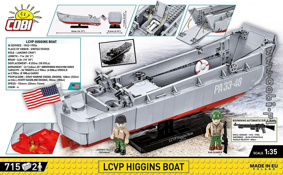 COBI 4849 - LCVP Higgins Boat
